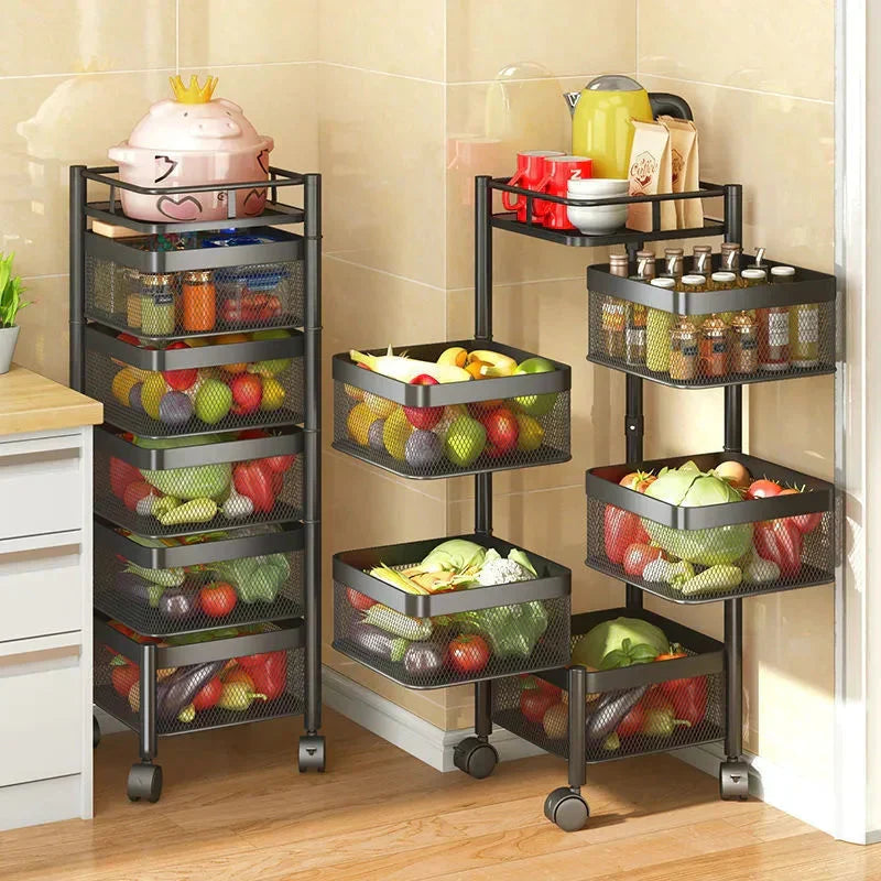 Premium Square Metal Trolley