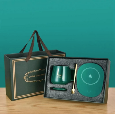 Electric Warmer with Elegant Ceramic Mug