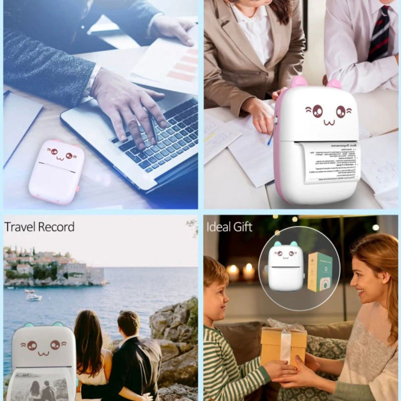 Mini Portable Pocket Size Wireless Bluetooth Thermal Small Printer